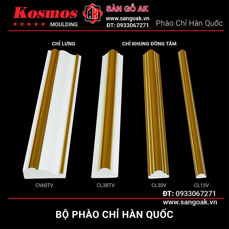 Phào chỉ khung đồng tâm Kosmos CL30V